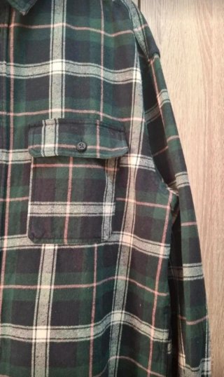 Camisa H&M cuadros leñador Relaxed Fit XL