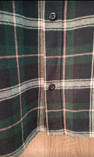 Camisa H&M cuadros leñador Relaxed Fit XL