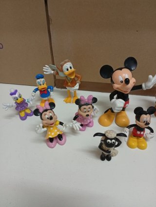 Lote Figuras Disney Mickey Donald Goofy