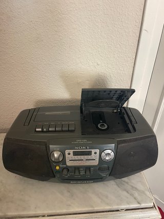 Radio CD Cassette Sony CFD-V21L Vintage Gris