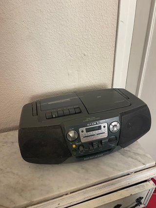 Radio CD Cassette Sony CFD-V21L Vintage Gris