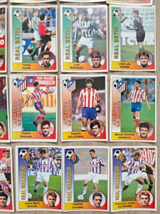 30 Cromos Panini LFP 94-95