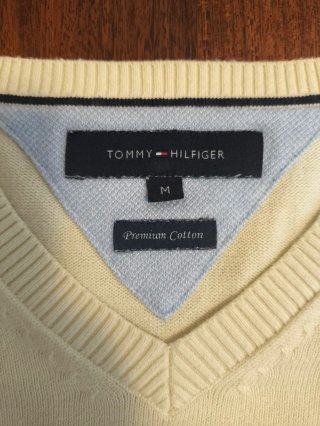 Jersey Pico Tommy Hilfiger Talla M Beige