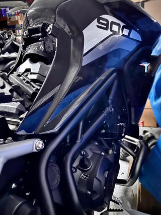 Triumph Tiger 900 Accidente