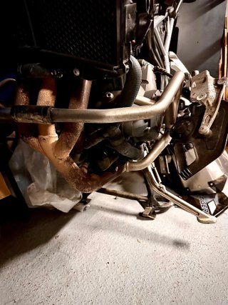 Triumph Tiger 900 Accidente