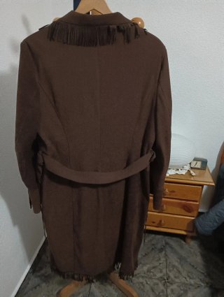 Abrigo marrón ante