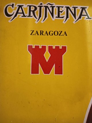 Cartel  vino CARIÑENA