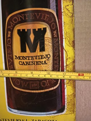 Cartel  vino CARIÑENA
