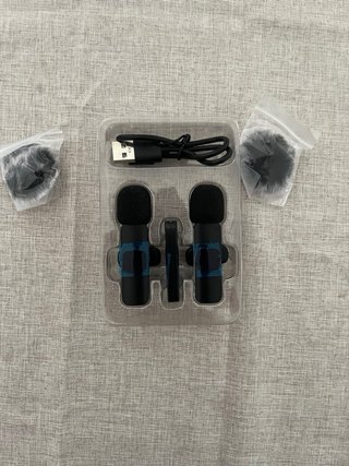 2 Micrófonos Inalámbricos Mou-zone Negros