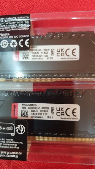 Sin abrir Kingston Fury DDR4 16GB 3200MHz