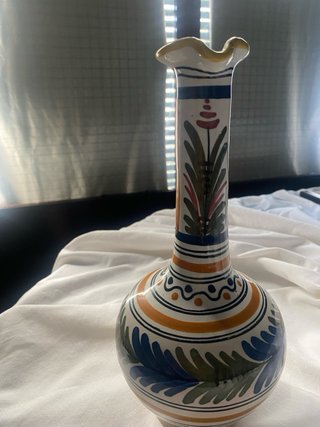 Jarrón de Talavera Multicolor