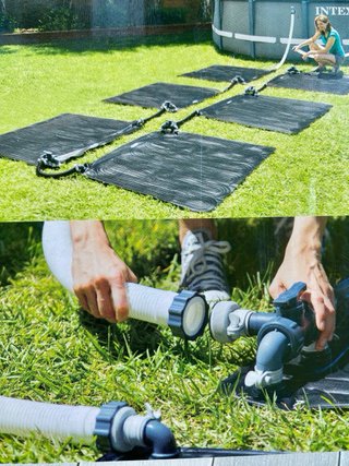Depuradora Bestway 2 Mantas Solares Intex Piscina