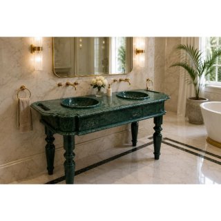 Lavabo Doble Autor Verde Guatemala Macizo