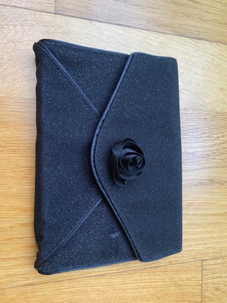 Bolso Clutch/Envelope Negro Brillante
