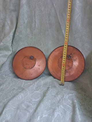 Coppia Piatti Decorativi Rame