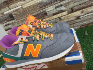 New Balance Scarpe Donna Grigio Arancione