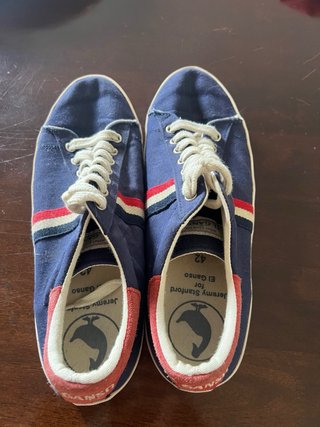Zapatillas El Ganso Azul Marino y Rojo
