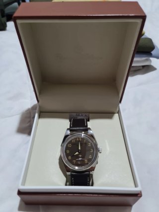 Reloj Cuervo y Sobrinos Plata y Marrón