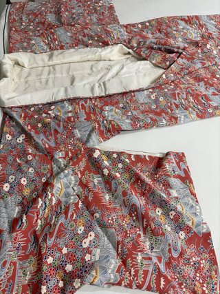 Kimono Seda Natural Japonés Talla M