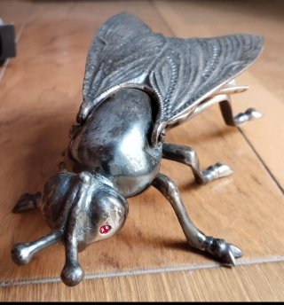 Mosca Zinc Baño Plata Alpaca 18cm