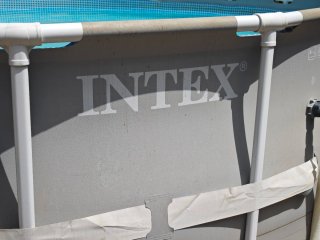 Filtro y Bomba Piscina Beige y Negro