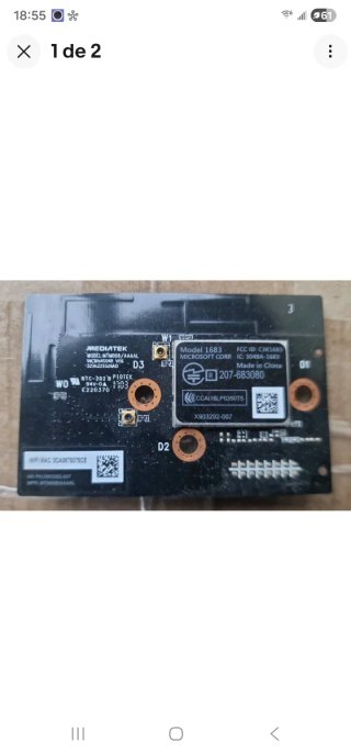 Placa WiFi MediaTek MTM008 Xbox One S