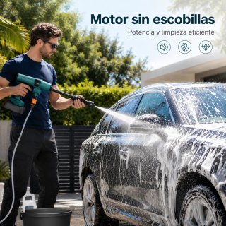 Hidrolimpiadora a batería 200 bares