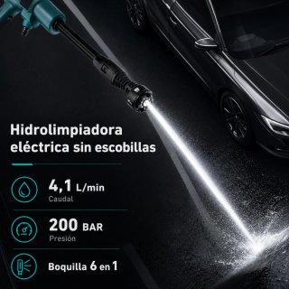 Hidrolimpiadora a batería 200 bares