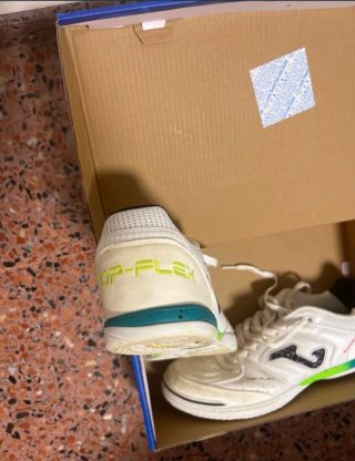 Zapatillas Joma Top Flex Verde y Blanco