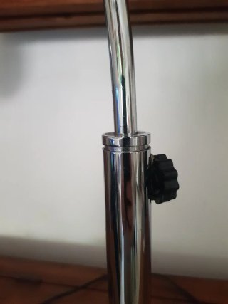 Lampada anni '70 marmo metallo
