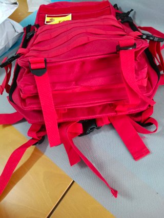 Mochila Táctica Roja 50L