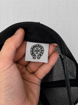 Gorra Chrome Hearts Negra con Cristales