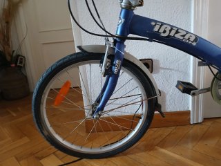 Bicicleta plegable Ibiza BH azul