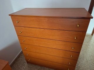 Dormitorio completo madera