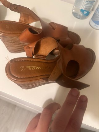 Sandalias Tamaris Talla 38 Marrón