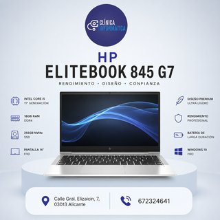 HP EliteBook 845 G7 Intel Core i5 11ª Gen