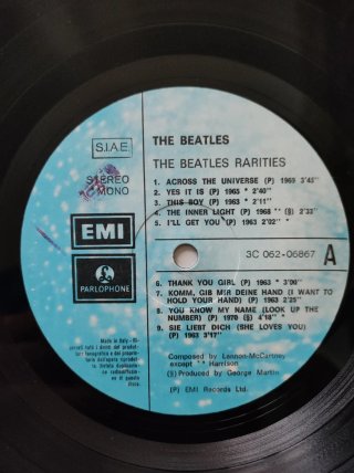 LP vinile The Beatles - Rarities (1979)