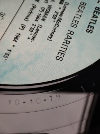 LP vinile The Beatles - Rarities (1979)