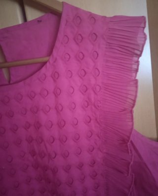 Blusa sin mangas Cortefiel fucsia