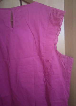 Blusa sin mangas Cortefiel fucsia