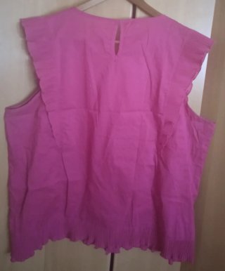 Blusa sin mangas Cortefiel fucsia
