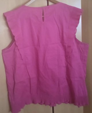 Blusa sin mangas Cortefiel fucsia