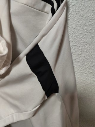 Sudadera Adidas Blanca Media Cremallera