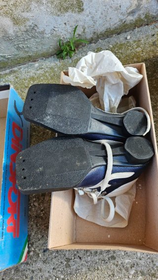Scarpe sci fondo vintage Dinsport