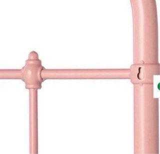 Cabecero rosa metálico cama 90 urge
