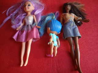 6 bambole Barbie da collezione