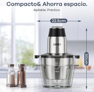 Ganiza Picadora de carne eléctrica, procesador