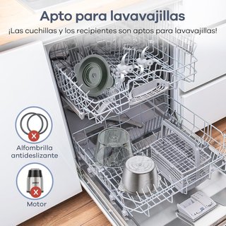 Ganiza Picadora de carne eléctrica, procesador