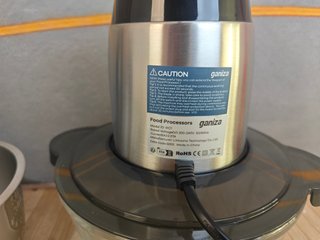 Ganiza Picadora de carne eléctrica, procesador