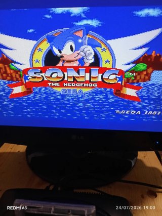 Sega Mega Drive II - Consola Negra